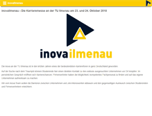 Tablet Screenshot of inova-ilmenau.de